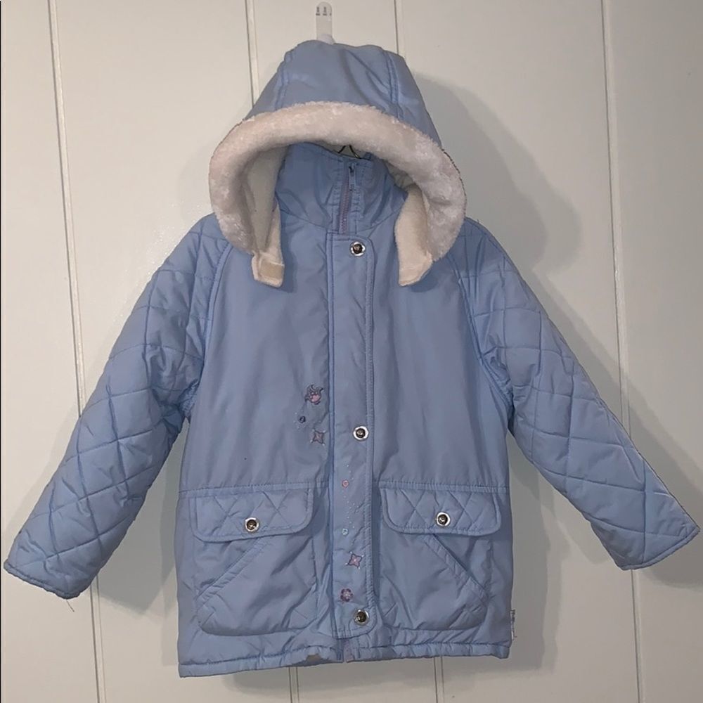 Vtg Healthtex light blue filled winter coat